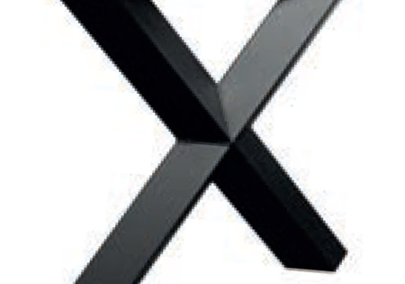 Stalen Onderstel X Ster (per set)